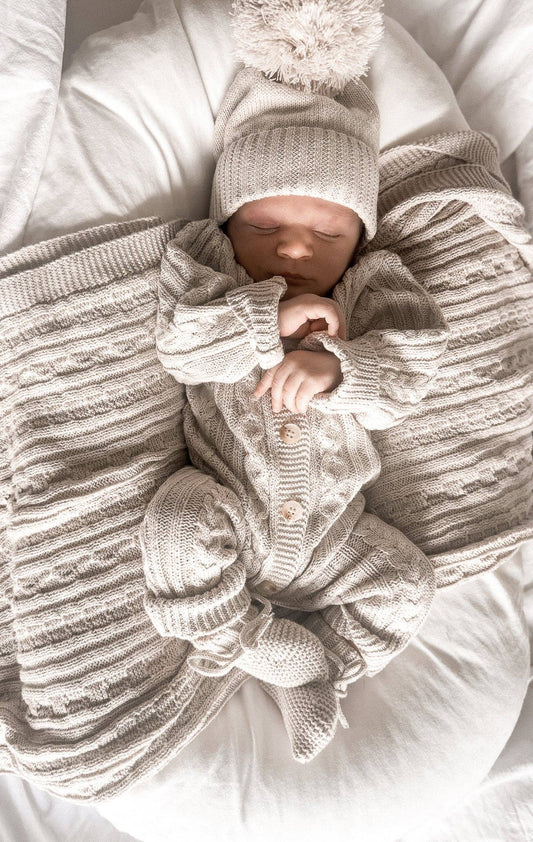 Classic Cable Knit Jumpsuit