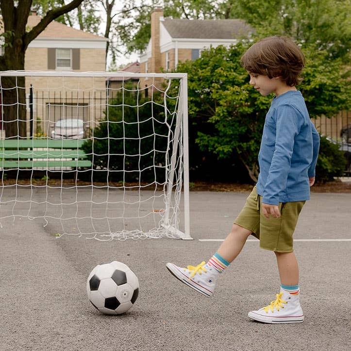 Kids Organic Cotton Drawstring Shorts