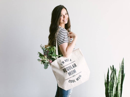 "I'm Not A Regular Mom, I'm A Cool Mom" Tote Bag