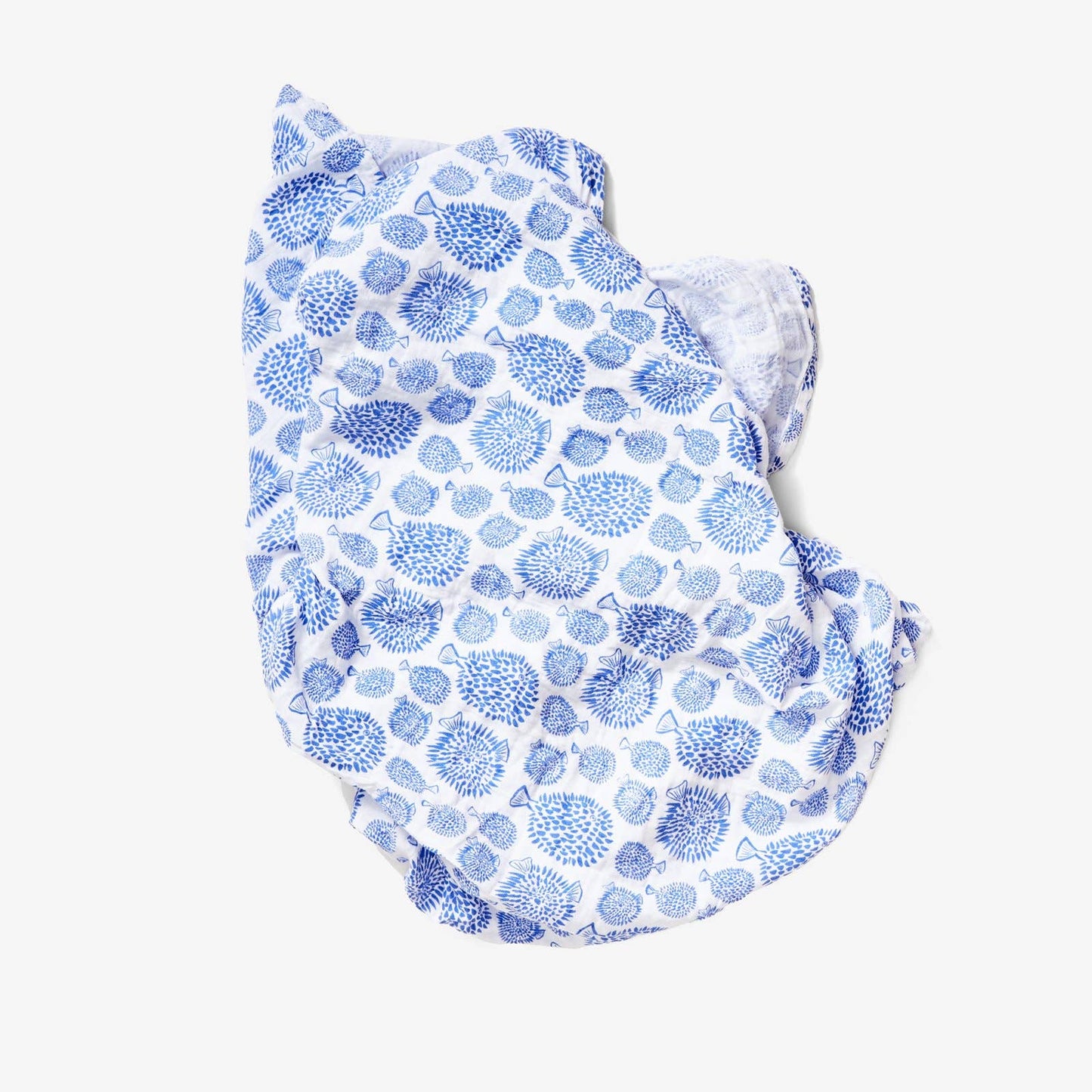 Blowfish Muslin Swaddle Blanket