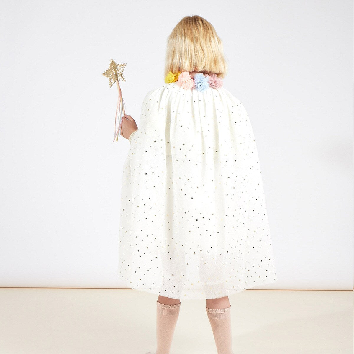 Pom-Pom Collar Cape Costume