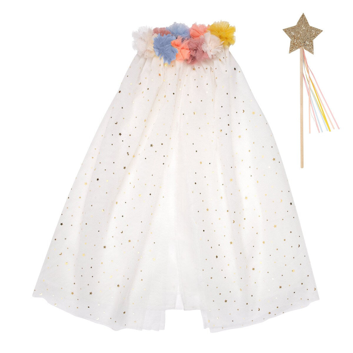 Pom-Pom Collar Cape Costume