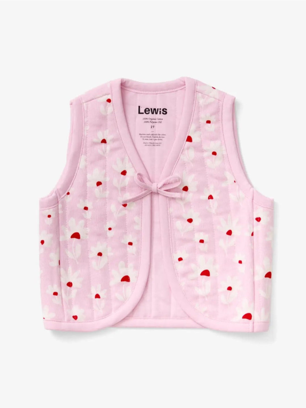Quilted Tie Vest