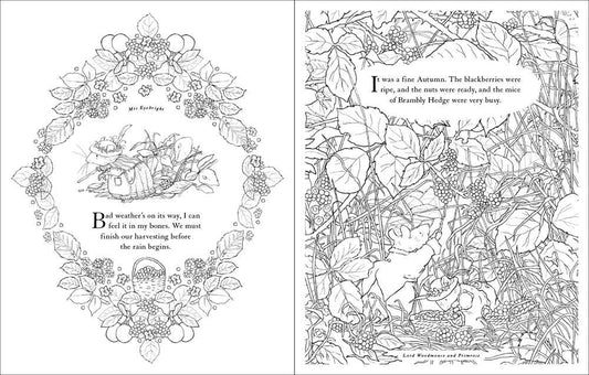 Brambly Hedge: Festive Coloring Book