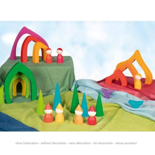 Wooden Gnome forest set