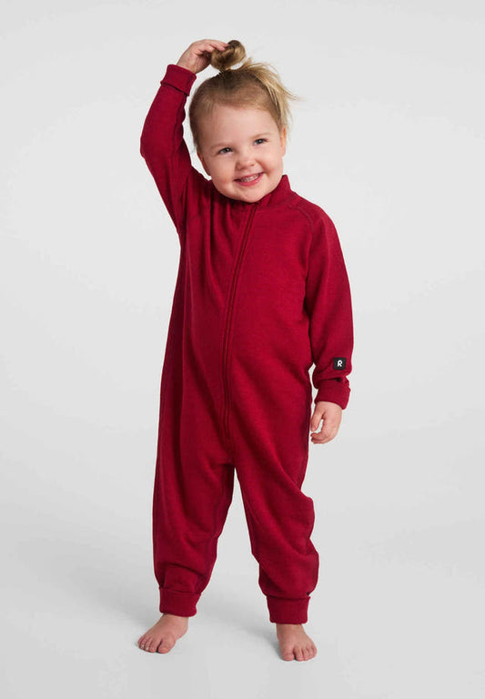 Parvin Wool Overall - Cranberry