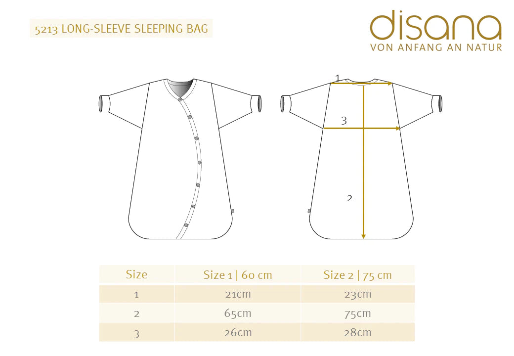Organic Merino Wool Long Sleeve Sleeping Bag