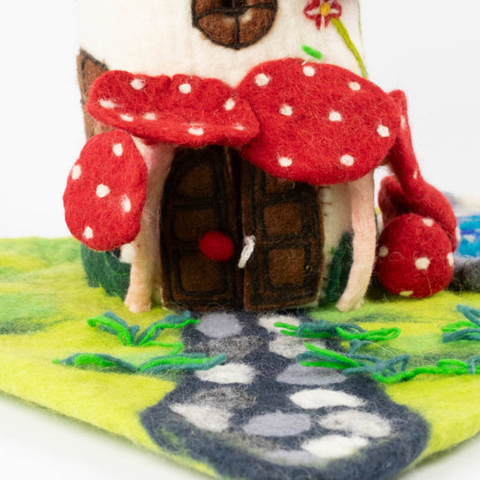 Felt Magic Mushroom House