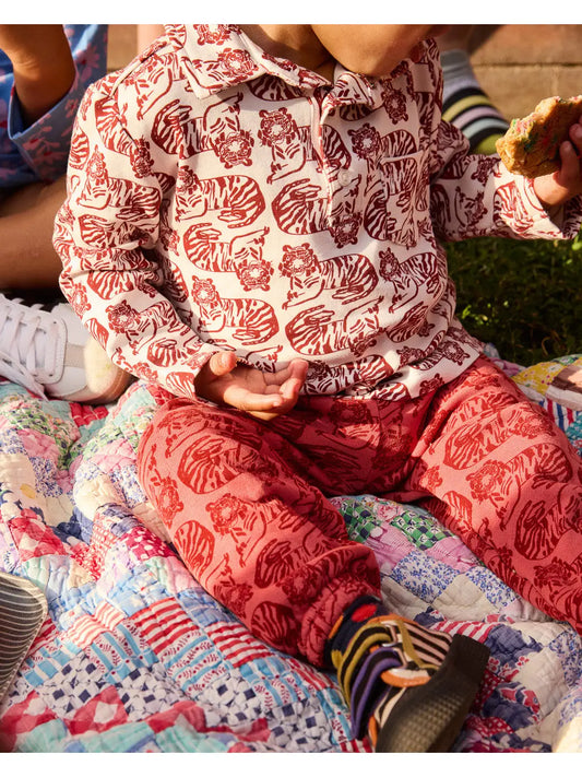 Tiger Collared Shirt