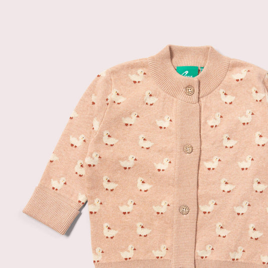 Puddle Ducks Knitted Cardigan