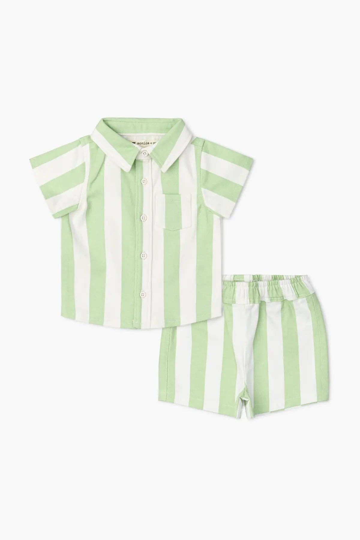 Cabana Two-Piece Twill Set
