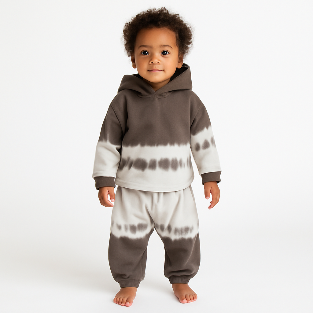 Fleece Dip Dye Loungewear Set