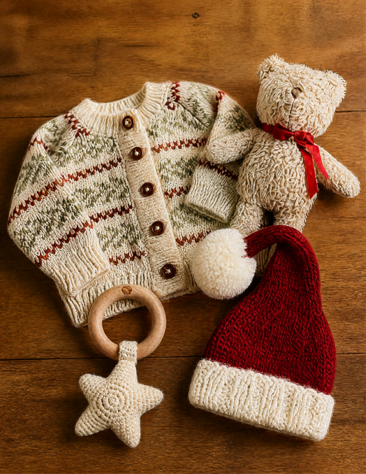 Evergreen Christmas Cardigan