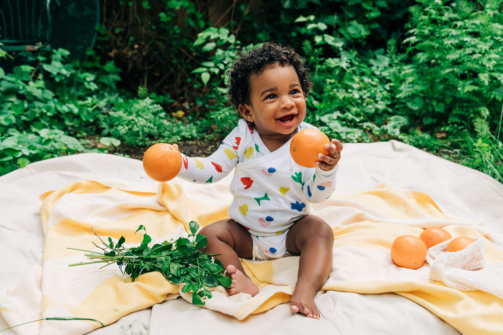 Organic Pima Cotton Wrap Bodysuit
