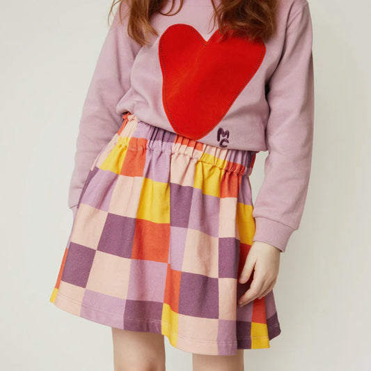 Checkered Twirl Skirt