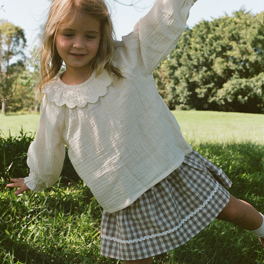 Ruffle Cameron Blouse