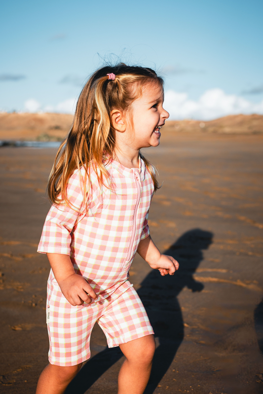 Girls Ocean Mountain Swim Onesie