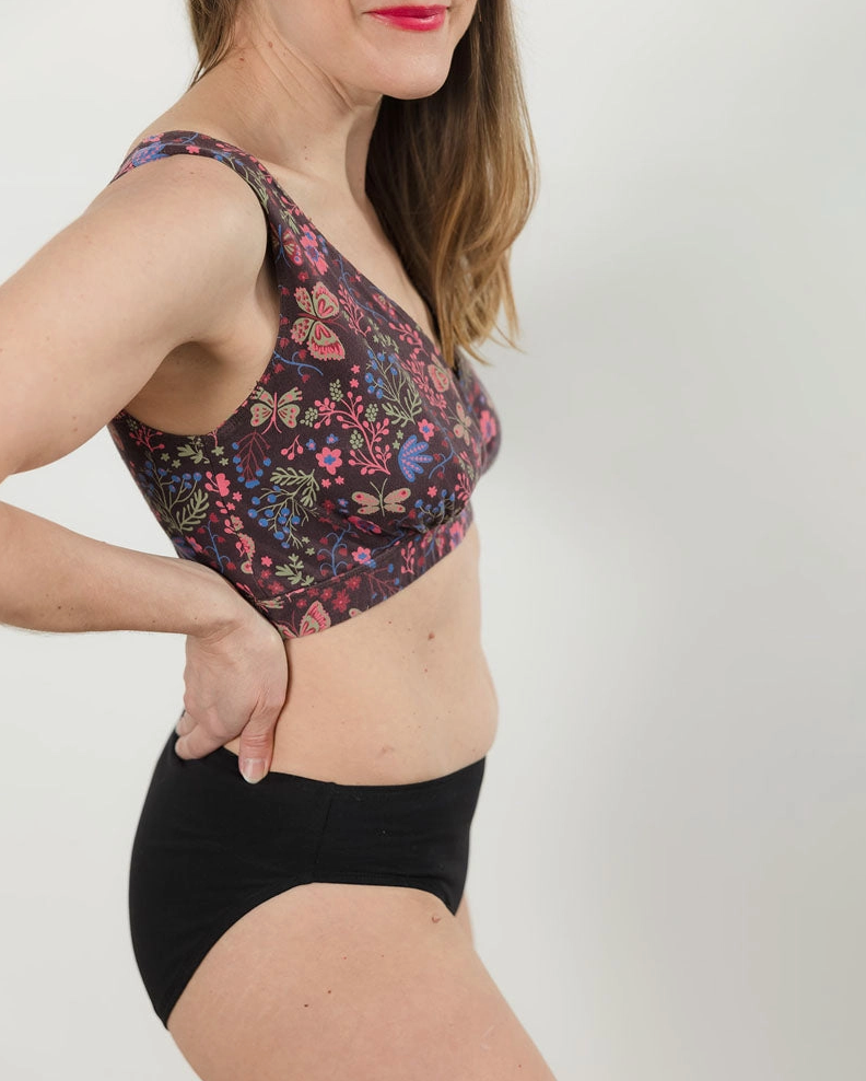 Cross-Front Pull-Over Nursing & Maternity Bralette