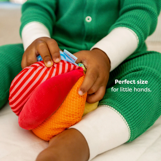 Rainbow Fabric Baby Ball