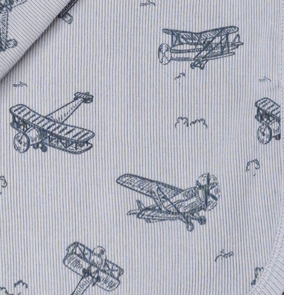 Airplane Swaddle Blanket & Hat Set