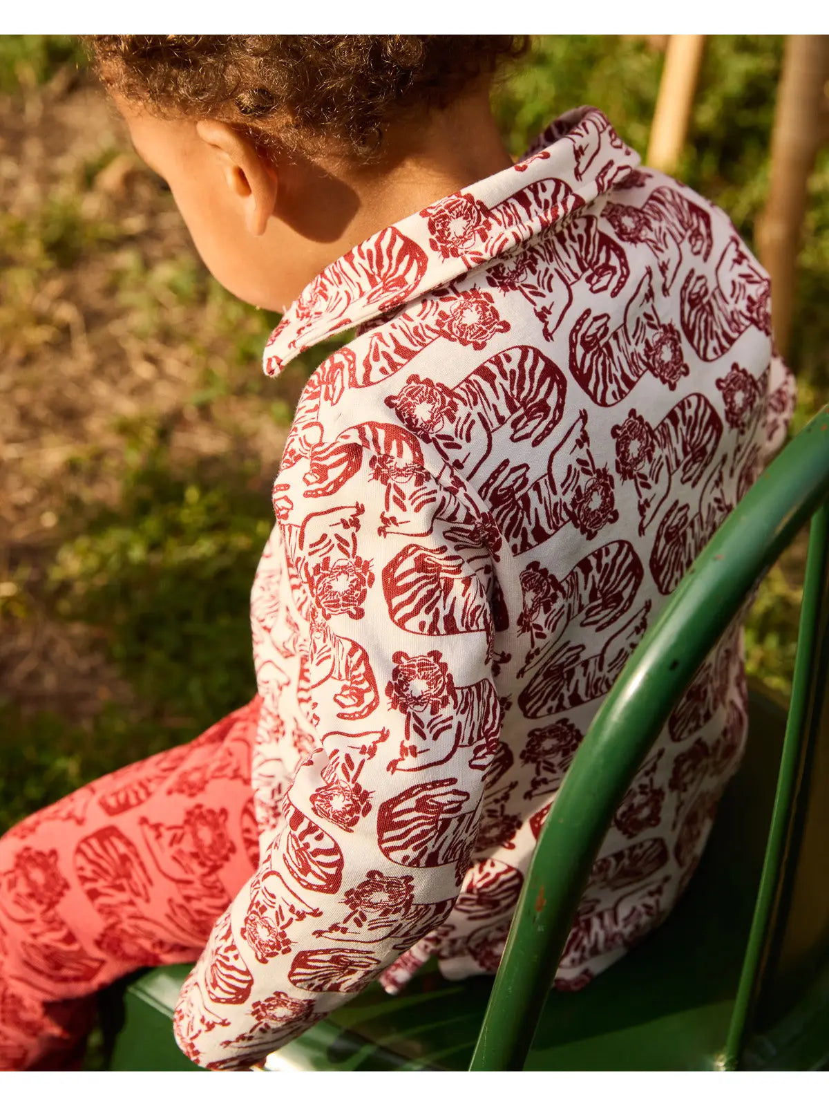 Tiger Collared Shirt