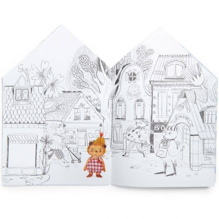 La Maison Coloring Book with Stickers