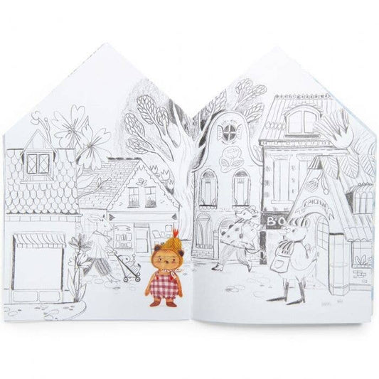 La Maison Coloring Book with Stickers