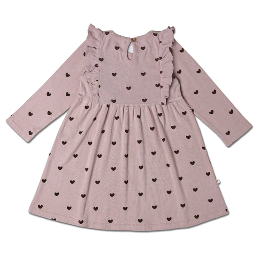Lovable Hearts Ruffle Dress