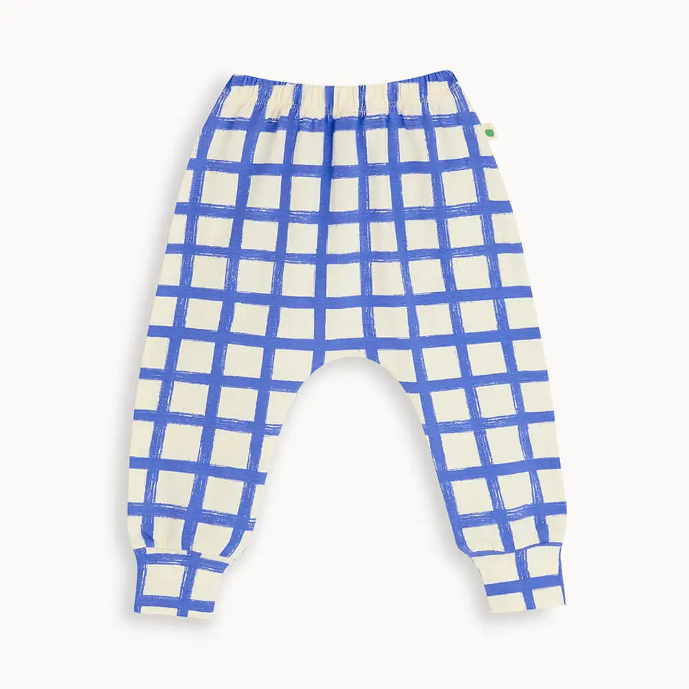 Blue Checker Hareem Pant