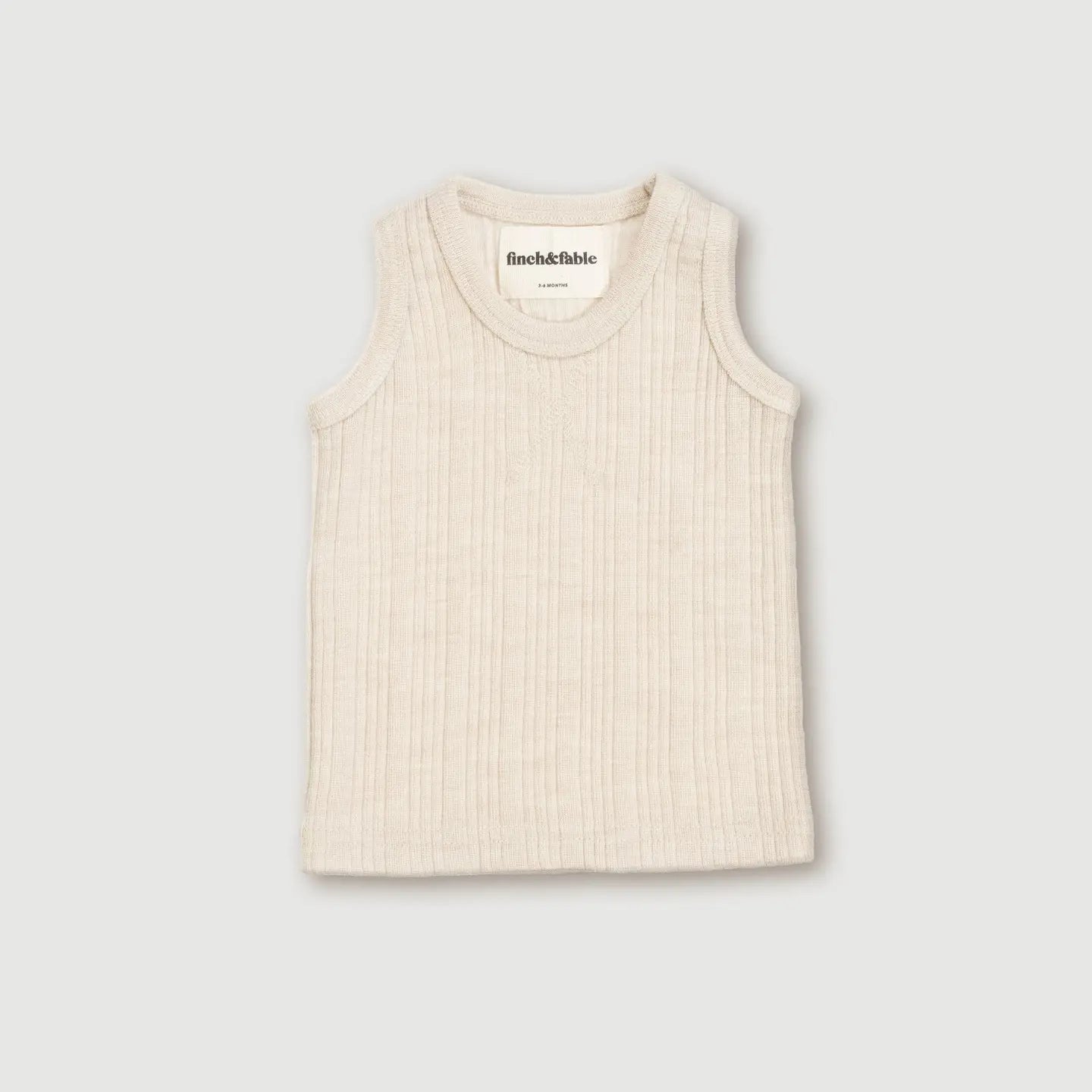 Wool Rib Singlet