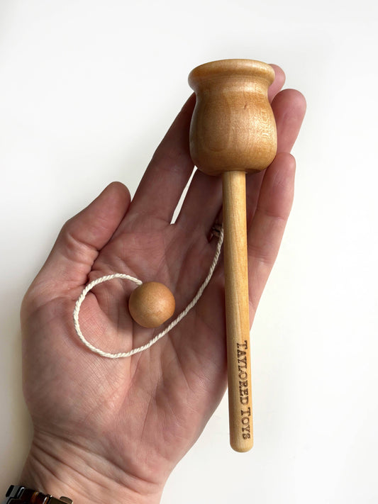 Birch Wood Cup and Ball Game