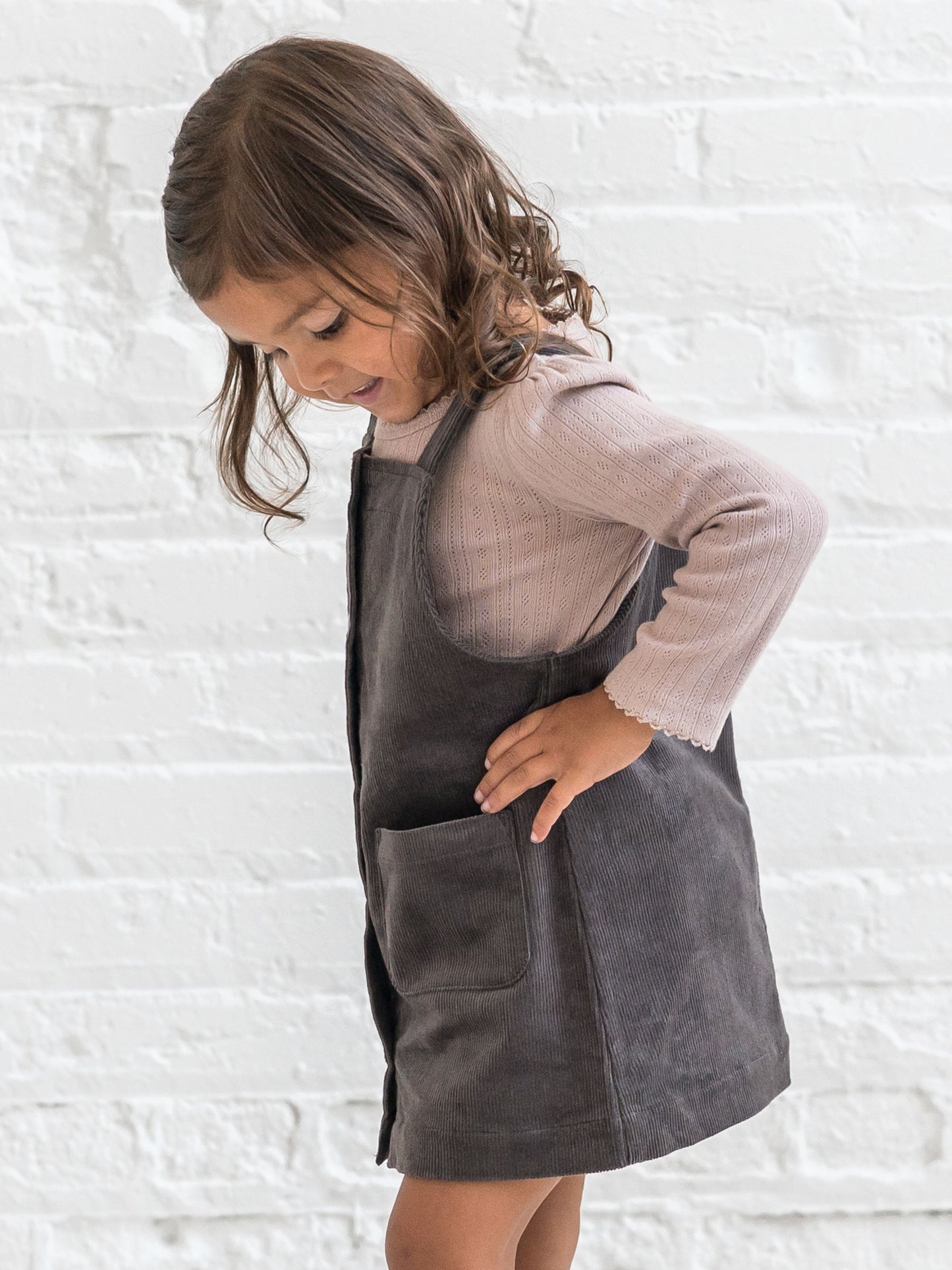 Clemmie Corduroy Jumper Dress
