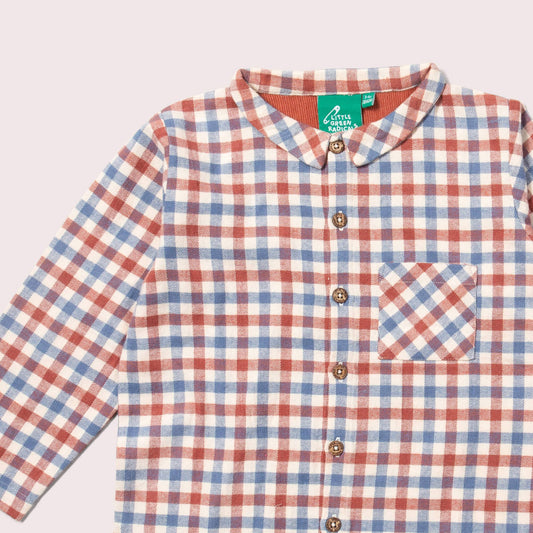Ginger Check Long Sleeve Shirt