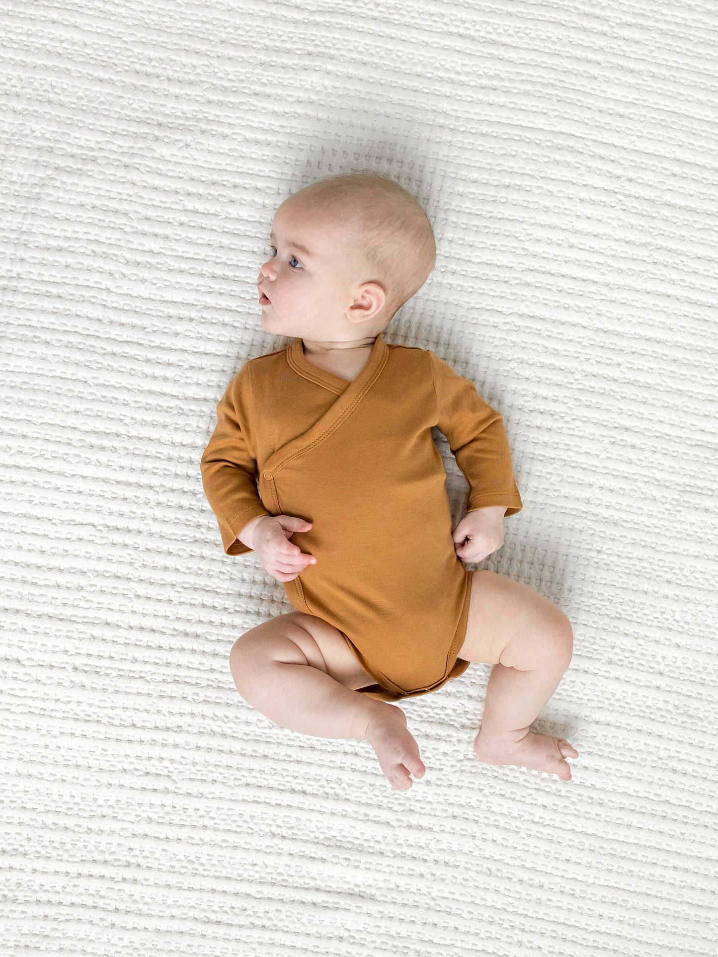 Baby Long Sleeve Classic Kimono Bodysuit