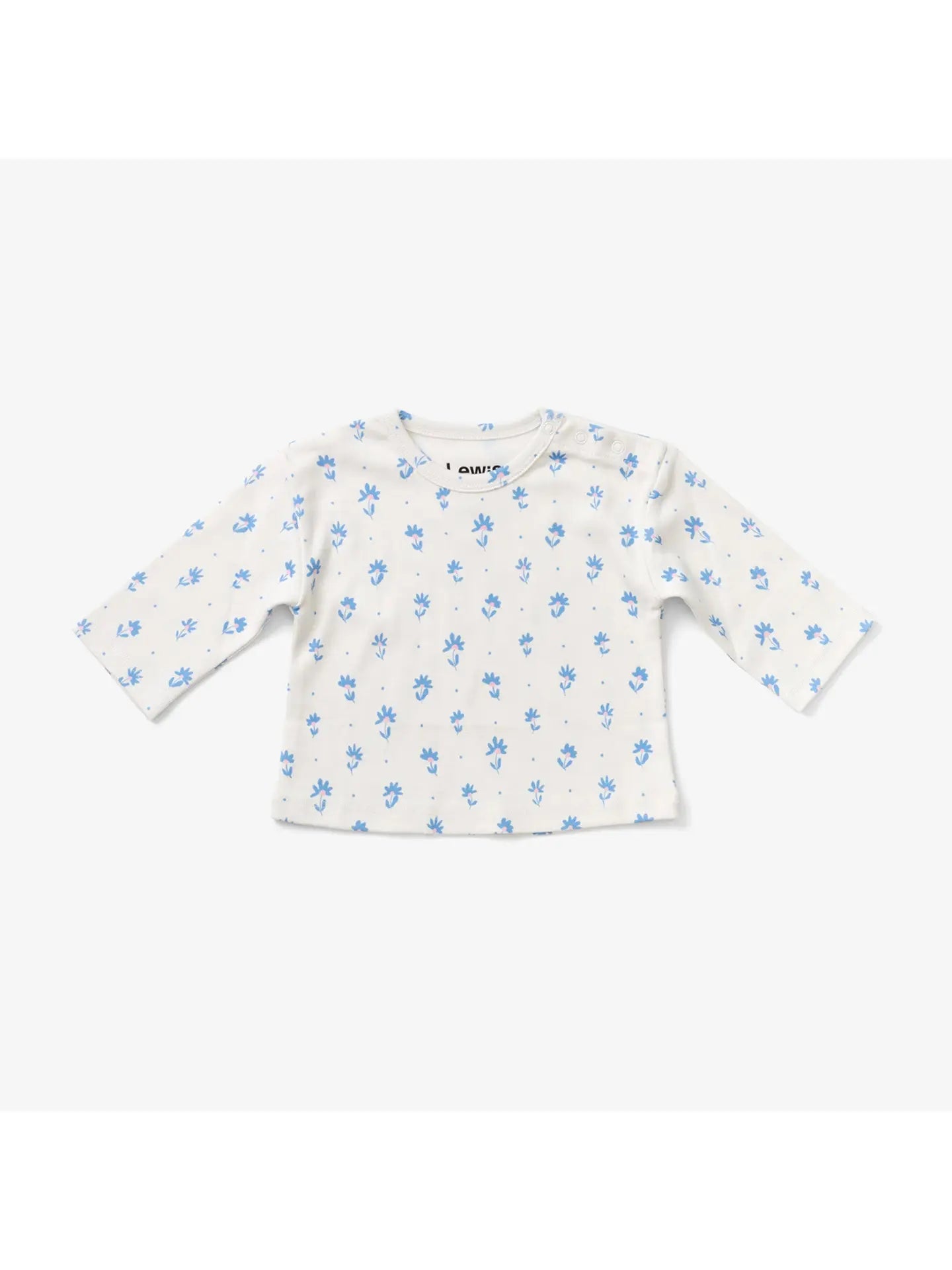 Flower Polka Dot Baby Long Sleeve Tee