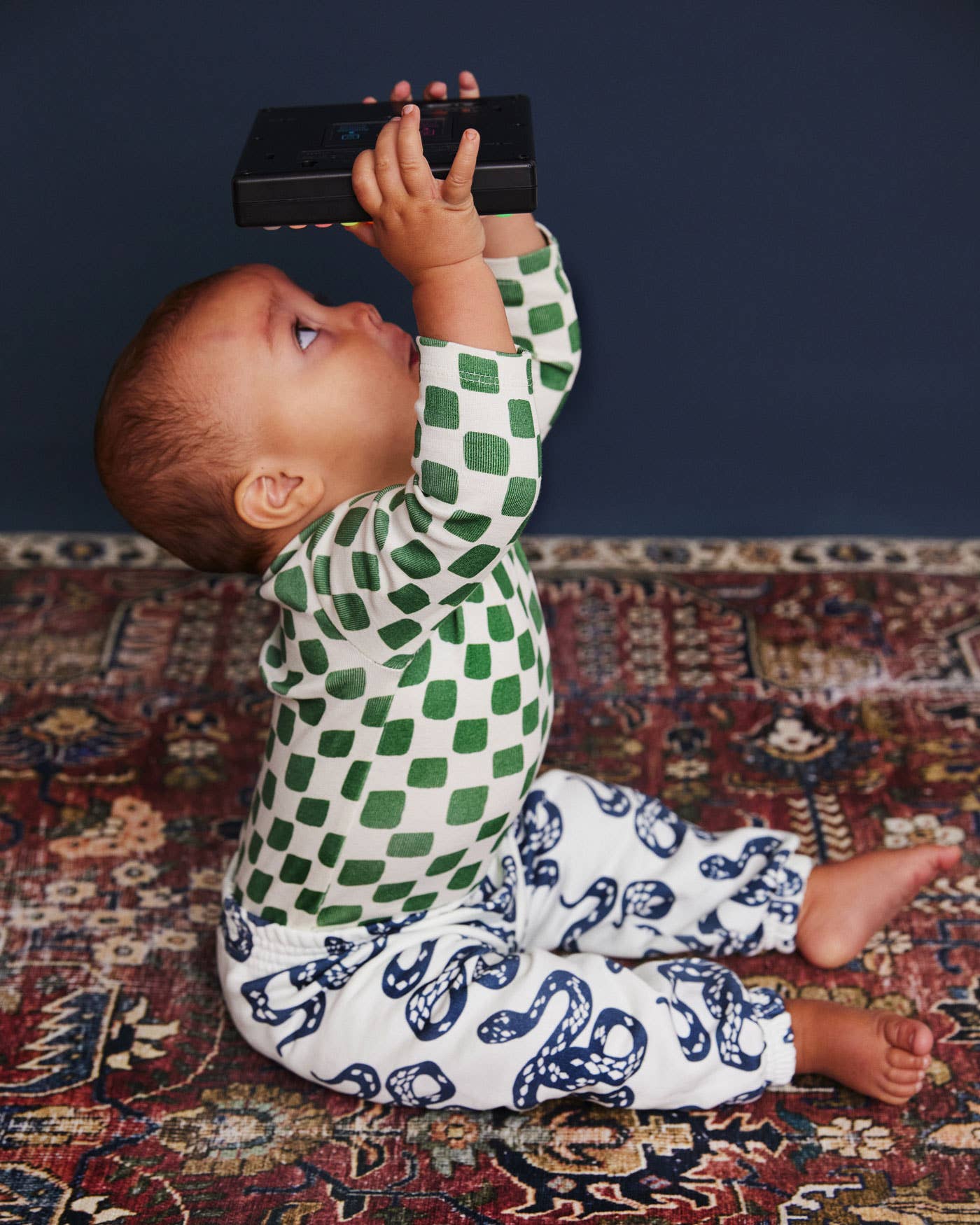 Checker Pant + Onesie Set