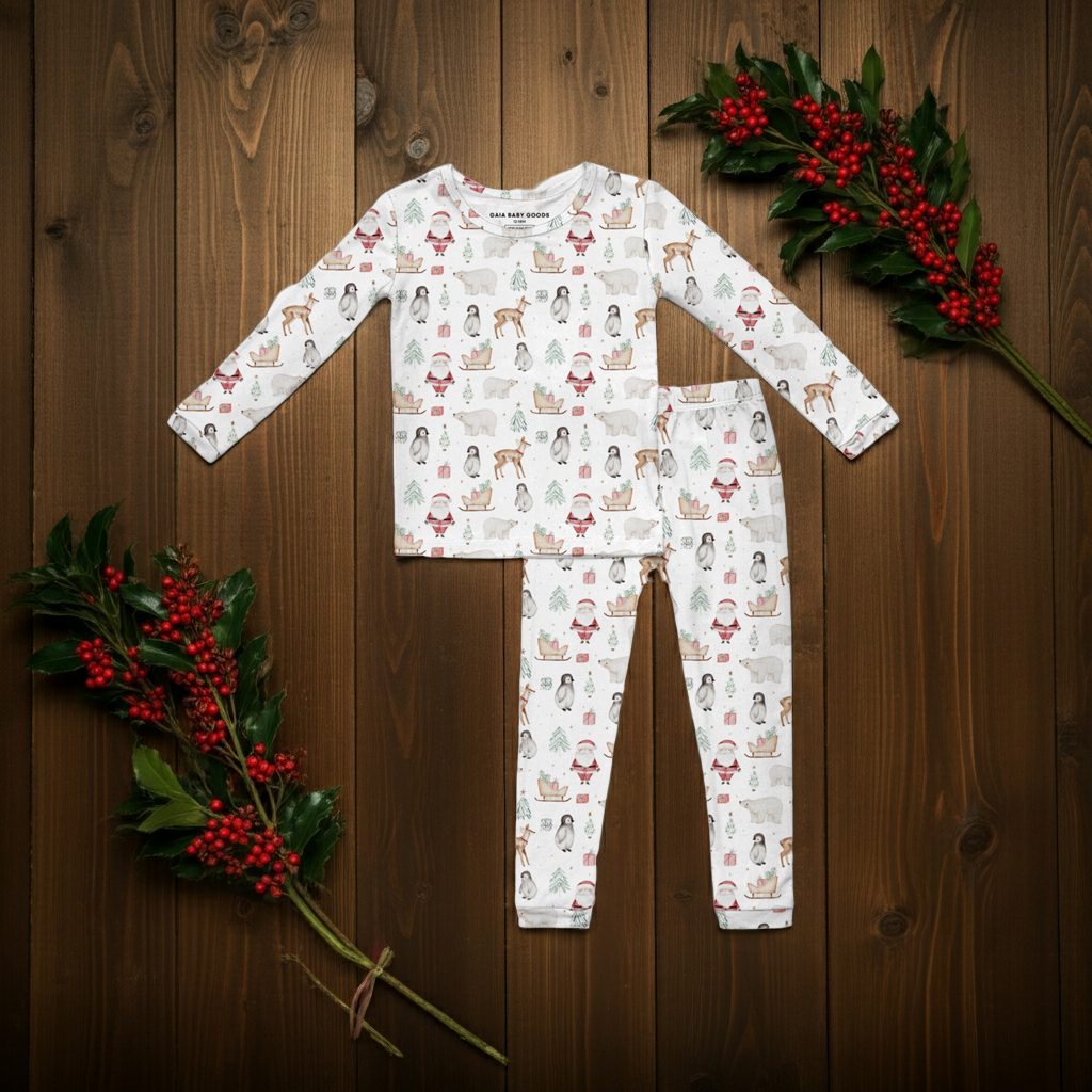 Holiday Santa Pajama Set