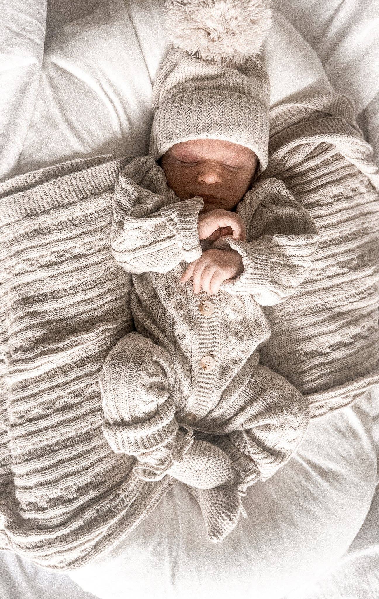 Classic Cable Knit Jumpsuit