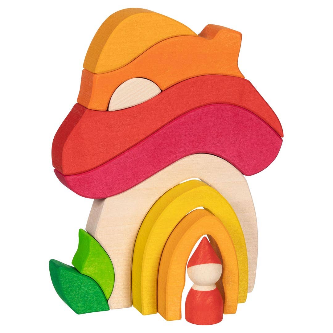 Mushroom House block set