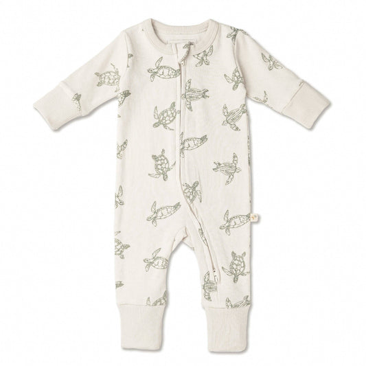 Turtle Zip Romper