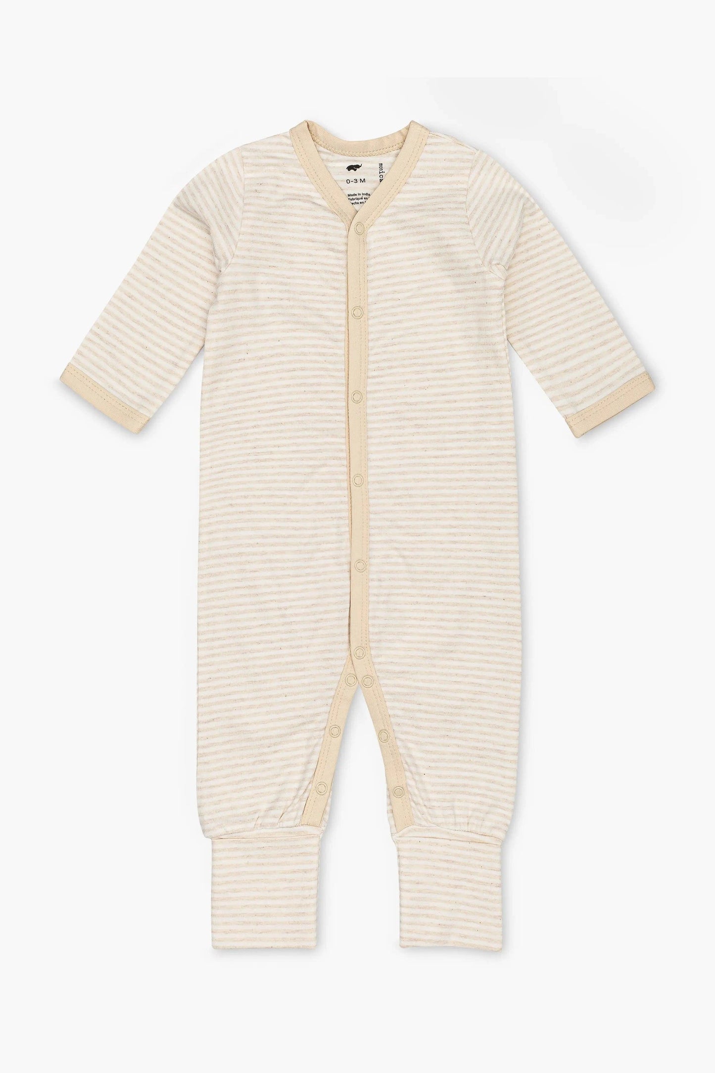 On the Go One-Piece- Cream French Stripe