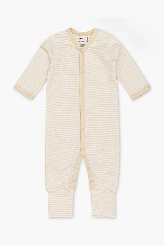 On the Go One-Piece- Cream French Stripe