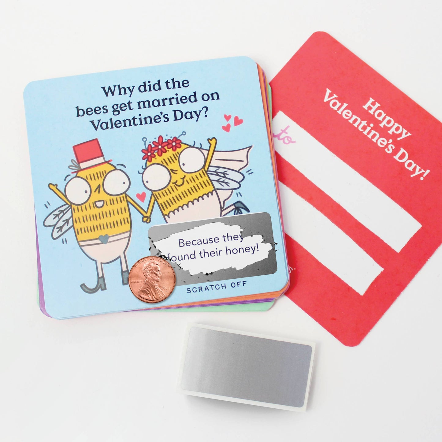 Scratch-off Joke Valentines