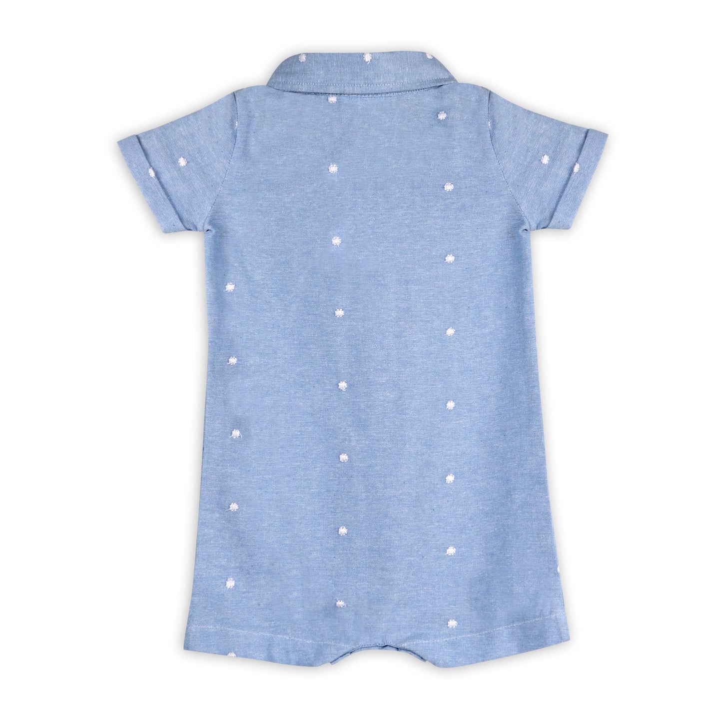 Dapper Chambray Baby Romper