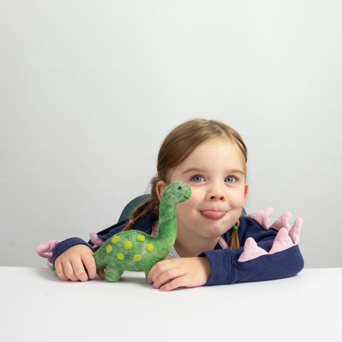 Felted Brontosaurus Dinosaur