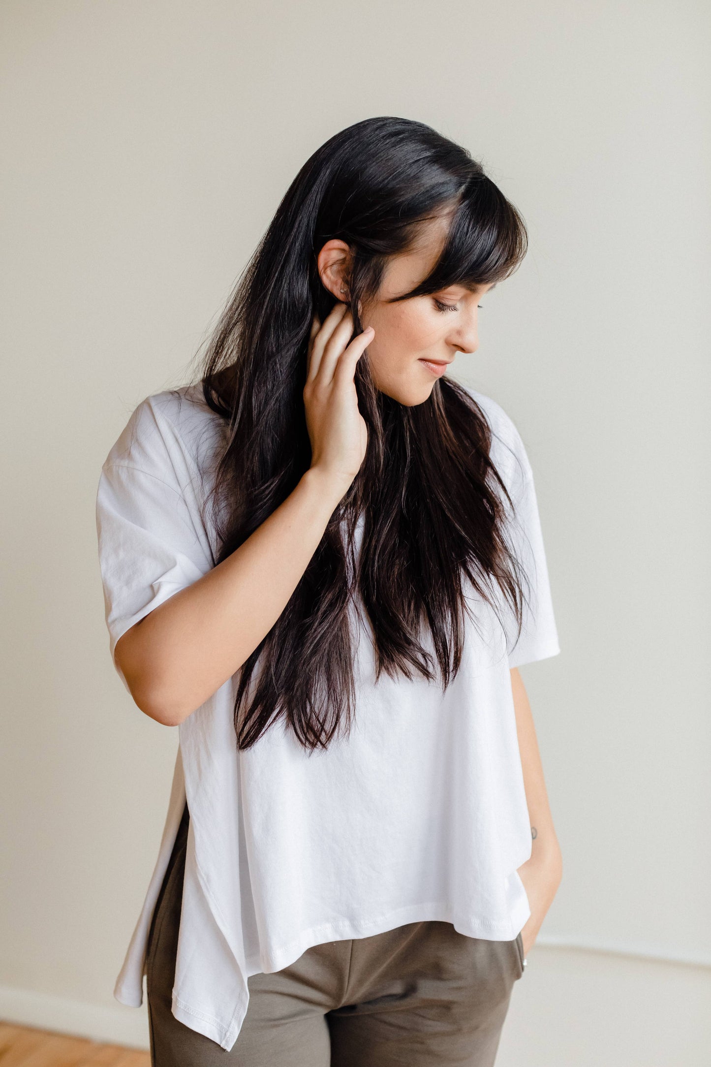 Everywhere V-Neck Tee - White