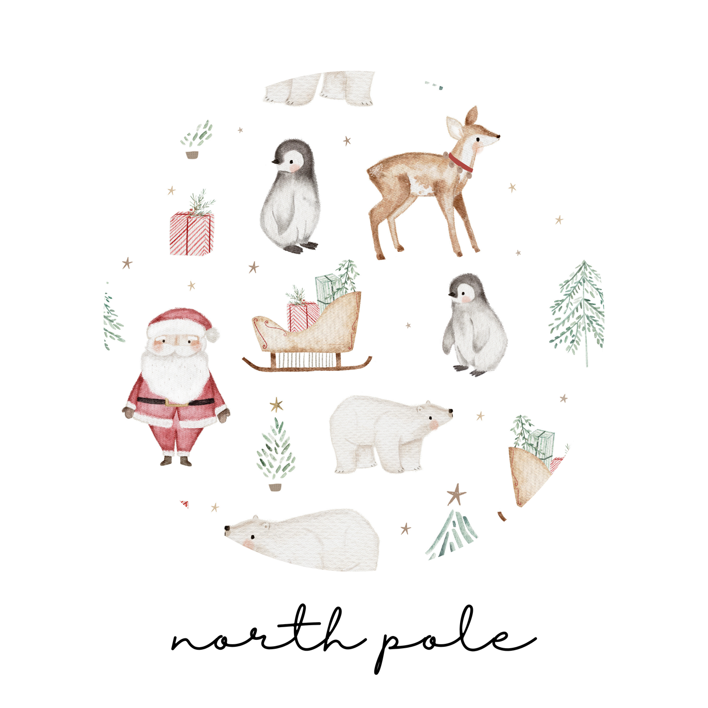 Holiday Santa Pajama Set