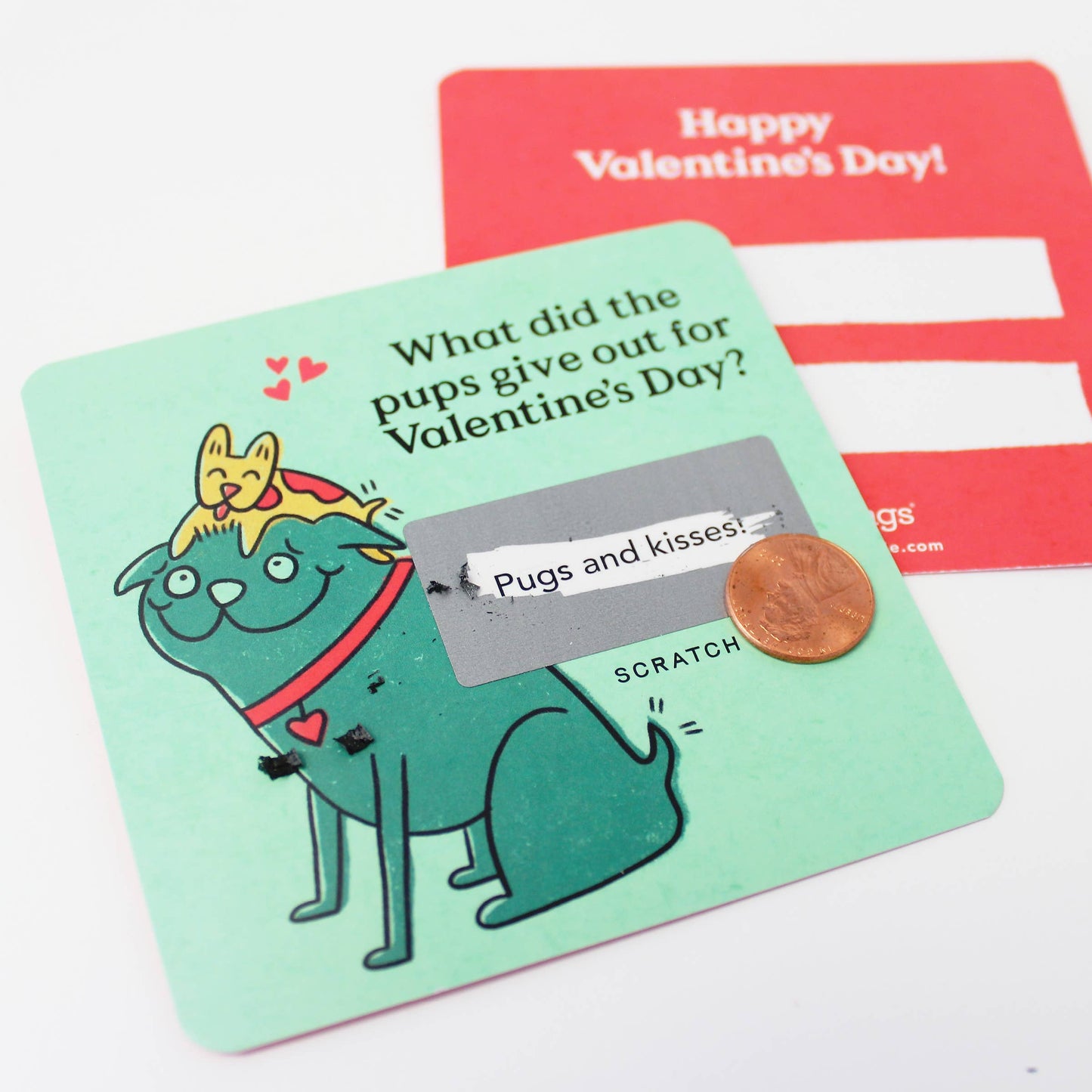 Scratch-off Joke Valentines