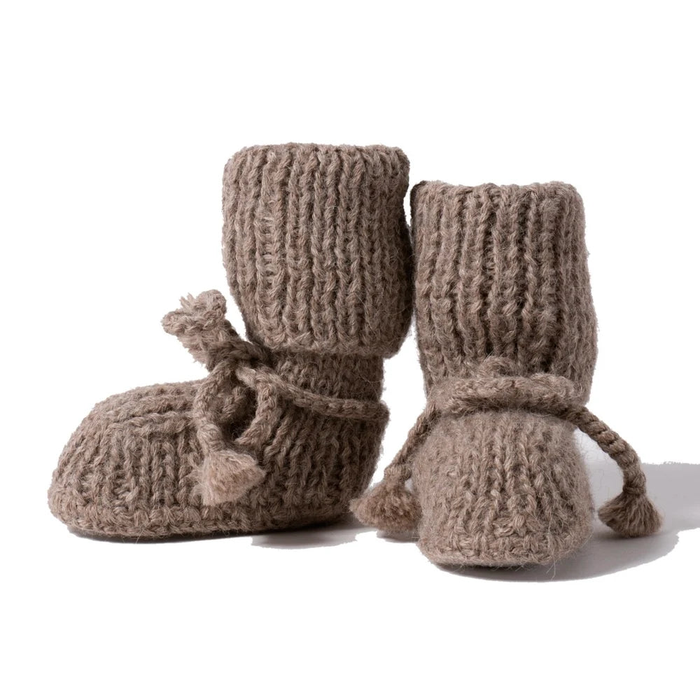 Baby Alpaca Knit Booties