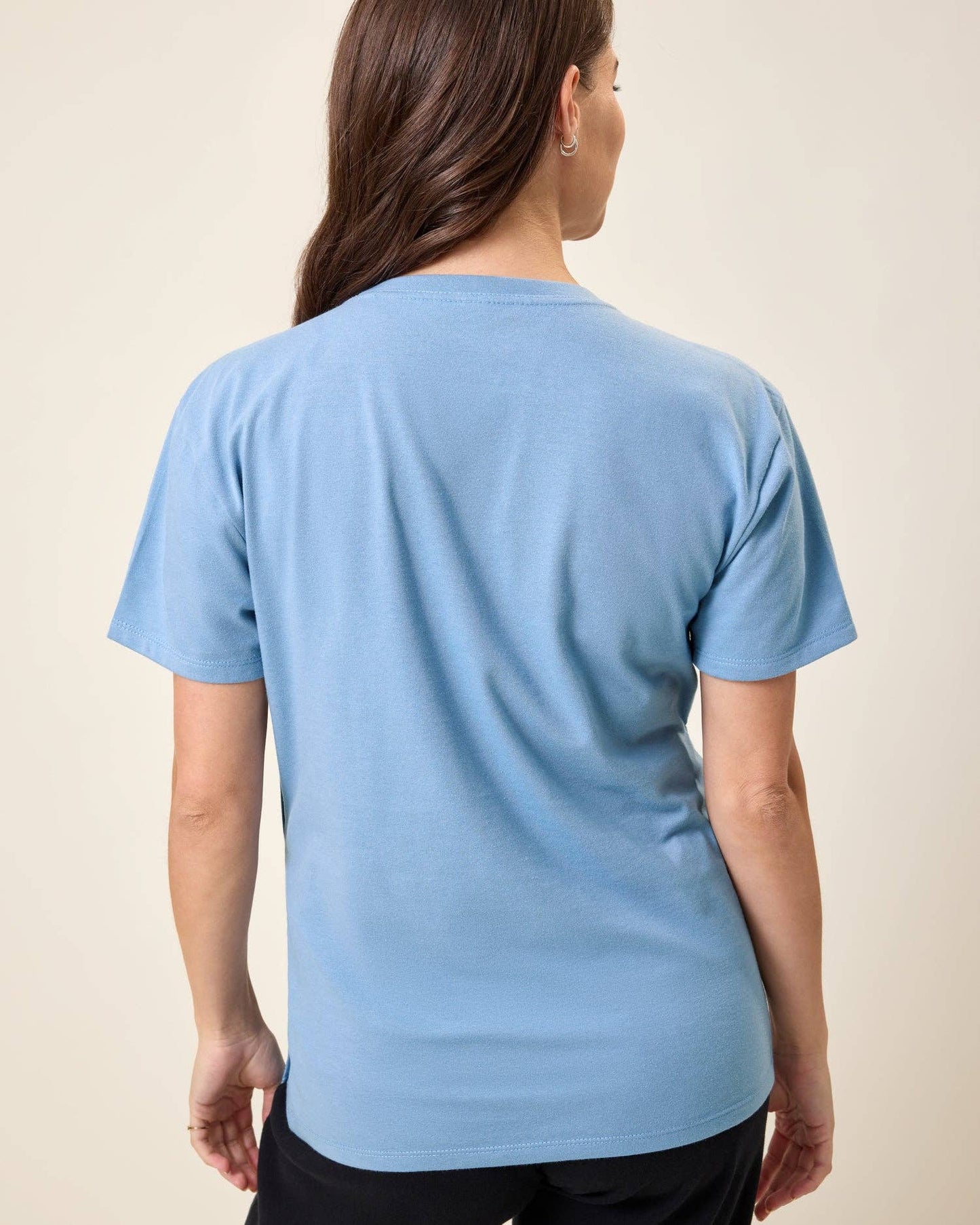 Relaxed Cotton Maternity & Nursing T-shirt